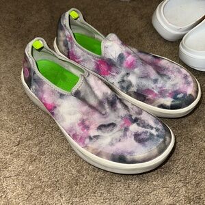 Tie-Dye Slip-On Oofos Sneakers